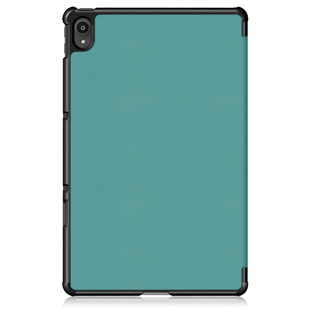 Lenovo Tab P11 / P11 (5G) / P11 Plus Tri-Fold Flip Cover m. Vågeblus Funktion - Grøn