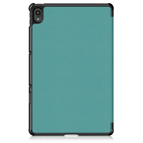 Lenovo Tab P11 / P11 (5G) / P11 Plus Tri-Fold Flip Cover m. Vågeblus Funktion - Grøn
