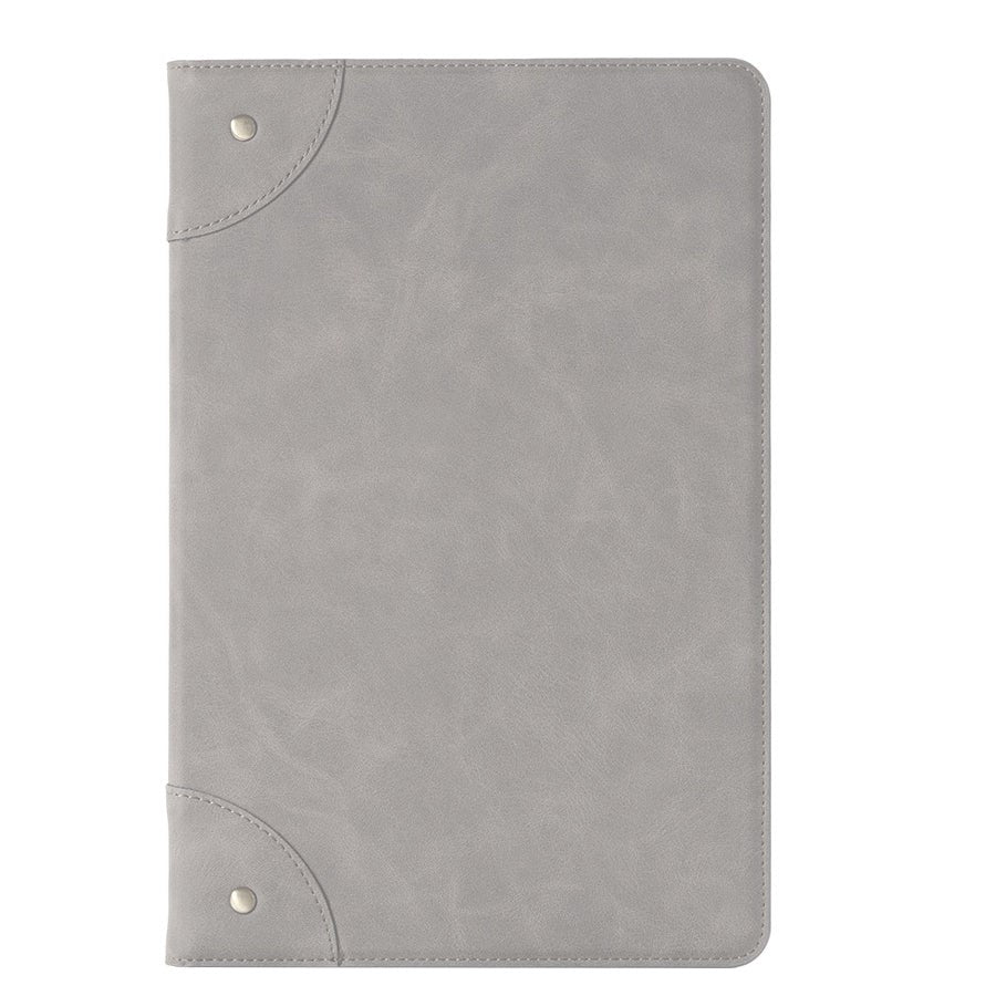 Lenovo Tab P11 Pro Blødt Læder Cover m. Ståfunktion & Kortholder - Grå