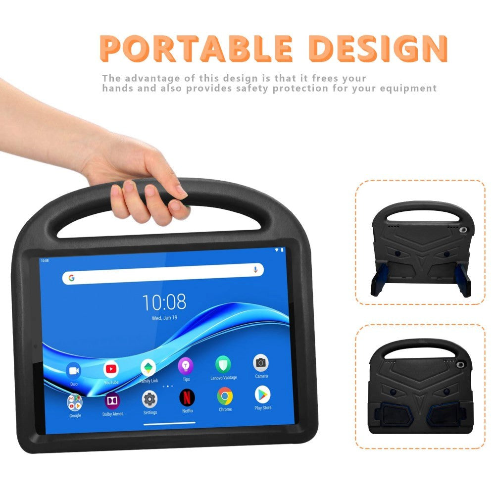 Lenovo Tab M10 HD 10.1" (TB-X505F) / FHD 10.1" (TB-X605) Børne Cover m. Kickstand - Sort