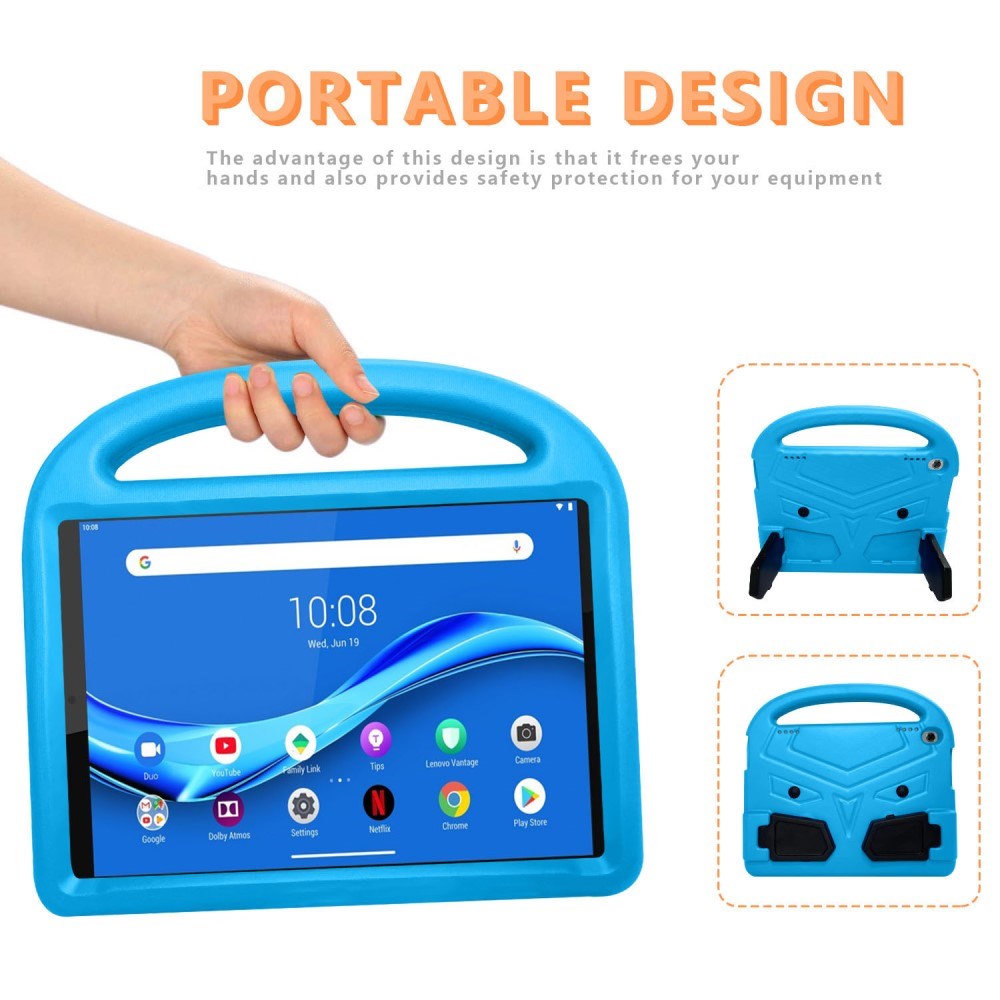 Lenovo Tab M10 HD 10.1" (TB-X505F) / FHD 10.1" (TB-X605) Børne Cover m. Kickstand - Blå