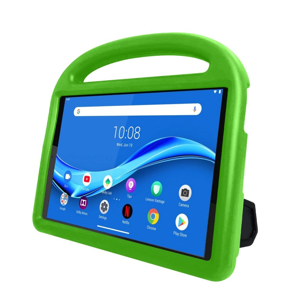 Lenovo Tab M10 HD 10.1" (TB-X505F) / FHD 10.1" (TB-X605) Børne Cover m. Kickstand - Grøn