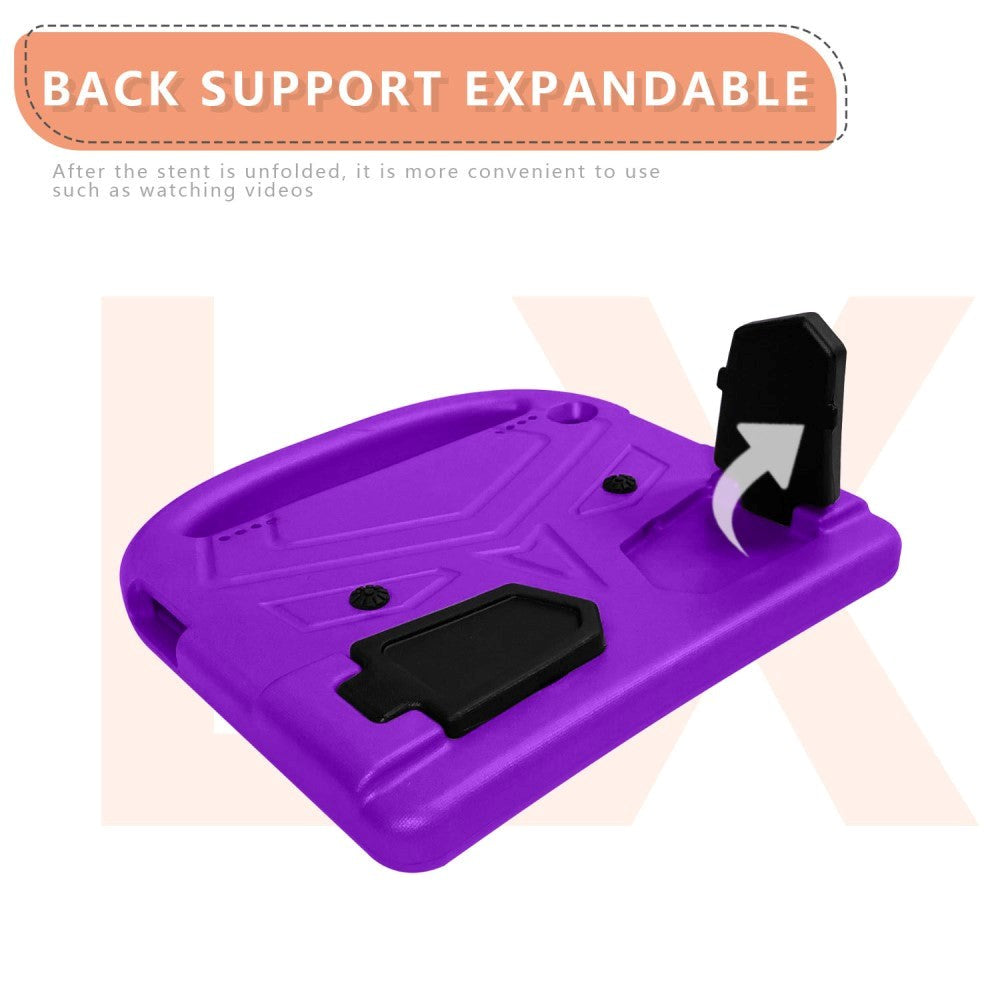 Lenovo Tab M10 HD 10.1" (TB-X505F) / FHD 10.1" (TB-X605) Børne Cover m. Kickstand - Lilla