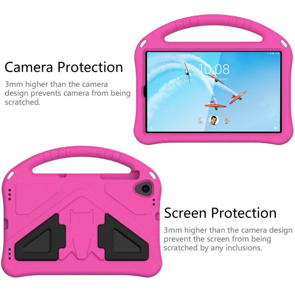 Lenovo Tab M10 HD (2. Gen.) 10.1" (TB-X306F) Børne Cover m. Kickstand & Pencil Holder - Pink