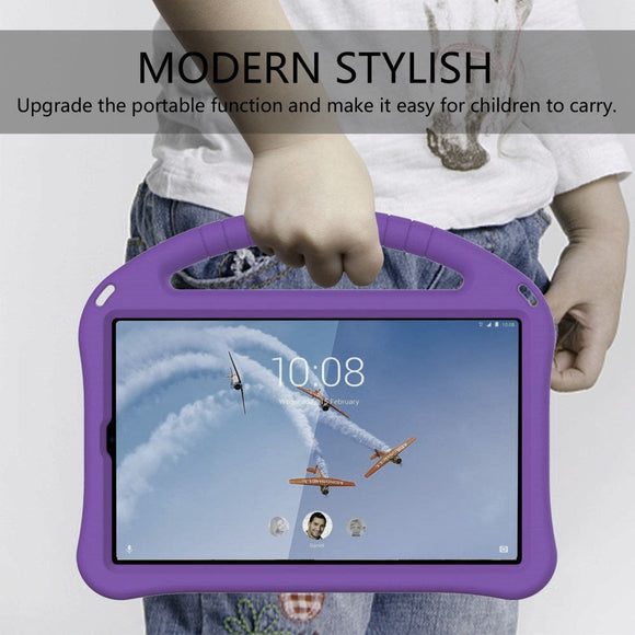 Lenovo Tab M10 HD (2. Gen.) 10.1" (TB-X306F) Børne Cover m. Kickstand & Pencil Holder - Lilla