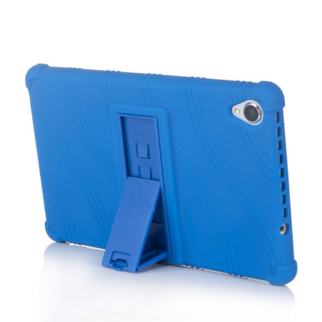 Lenovo Tab M8 (2nd Gen.) 8" Silikone Cover m. Kickstand - Mørkeblå