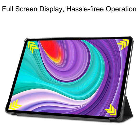 Lenovo Pad Pro Tri-Fold Læder Cover - Don't Touch Me