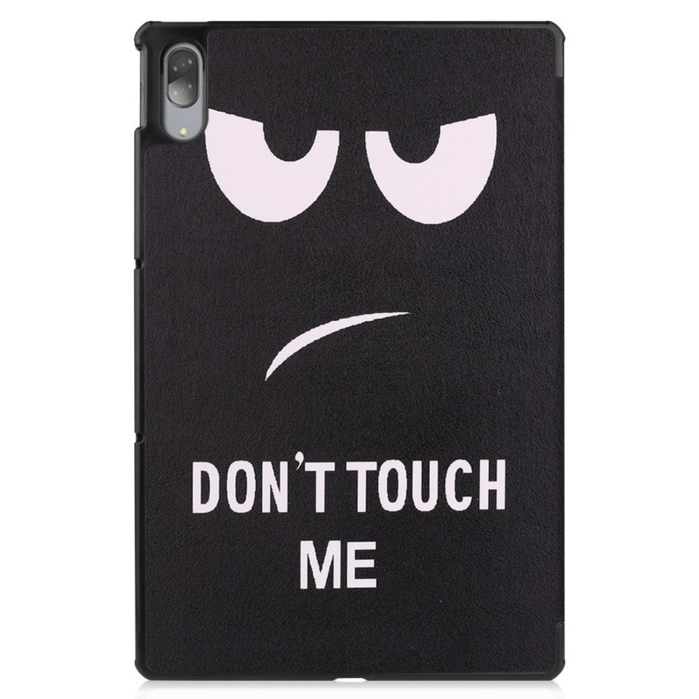 Lenovo Pad Pro Tri-Fold Læder Cover - Don't Touch Me