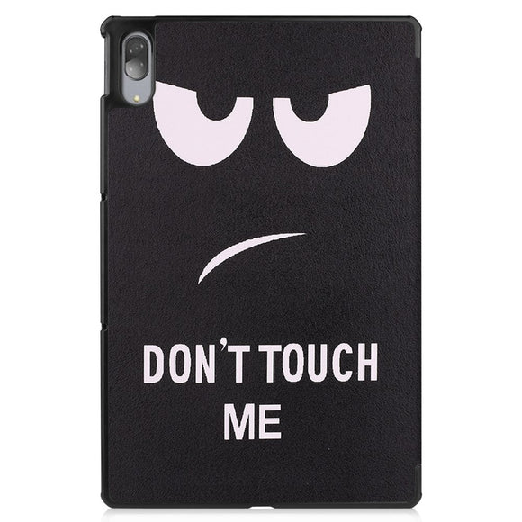 Lenovo Pad Pro Tri-Fold Læder Cover - Don't Touch Me