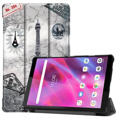 Lenovo Tab M8 (3rd Gen.) 8" Tri-fold Flip Cover m. Vågeblus Funktion - Eiffeltårnet