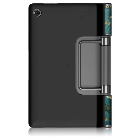 Lenovo Yoga Tab 11 Læder Cover m. Ståfunktion - Hvide Blomster