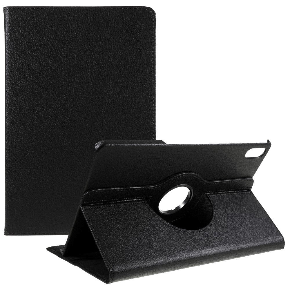 Lenovo Tab P12 Pro Læder Cover m. 360 Graders Standerfunktion - Sort