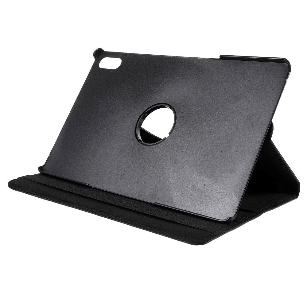 Lenovo Tab P12 Pro Læder Cover m. 360 Graders Standerfunktion - Sort