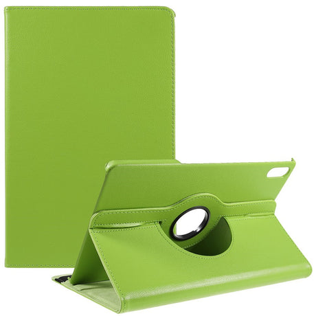 Lenovo Tab P12 Pro Læder Cover m. 360 Graders Standerfunktion - Grøn