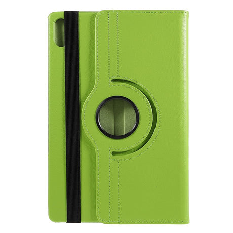 Lenovo Tab P12 Pro Læder Cover m. 360 Graders Standerfunktion - Grøn