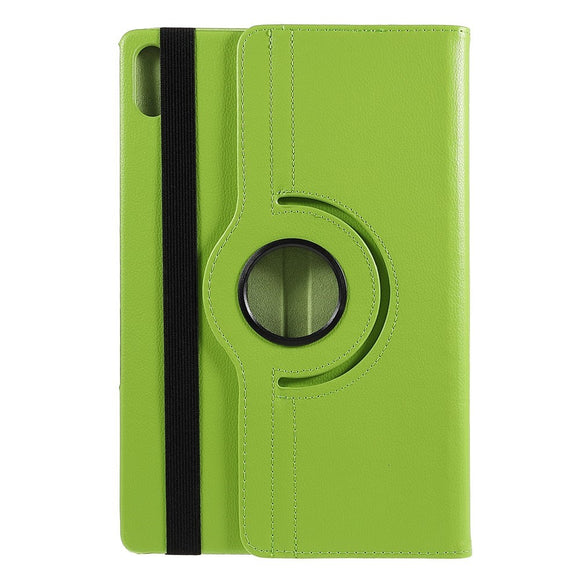 Lenovo Tab P12 Pro Læder Cover m. 360 Graders Standerfunktion - Grøn