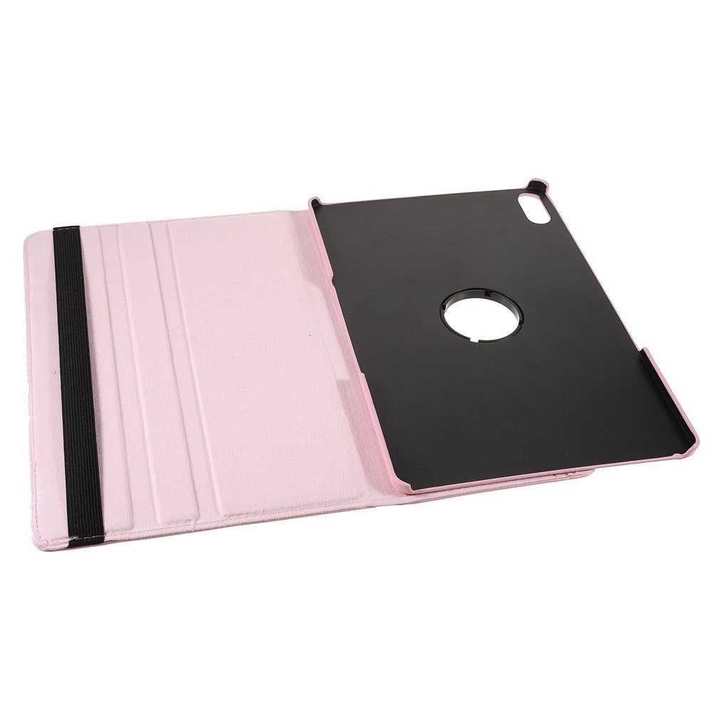 Lenovo Tab P12 Pro Læder Cover m. 360 Graders Standerfunktion - Lyserød