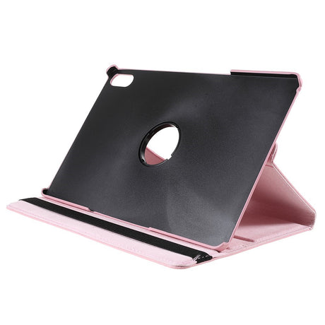Lenovo Tab P12 Pro Læder Cover m. 360 Graders Standerfunktion - Lyserød