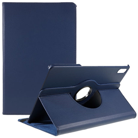 Lenovo Tab P12 Pro Læder Cover m. 360 Graders Standerfunktion - Blå