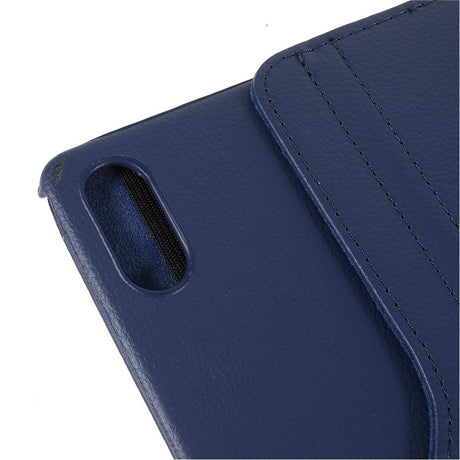 Lenovo Tab P12 Pro Læder Cover m. 360 Graders Standerfunktion - Blå