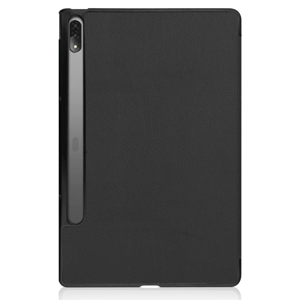 Lenovo Tab P12 Pro Tri-Fold Læder Cover - Sort