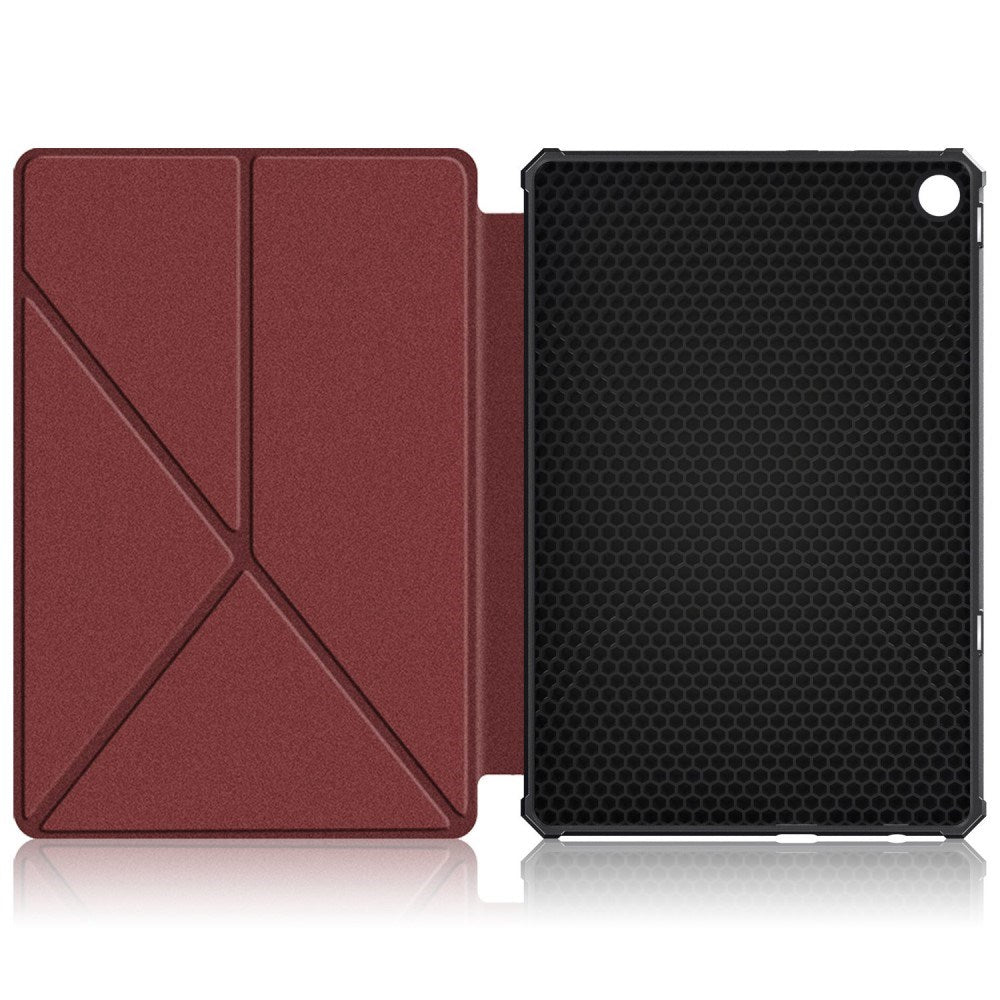 Lenovo Tab M10 (3. Gen) 10.1" (TB-328F/TB-328X) Fleksibelt Origami Cover - Rød