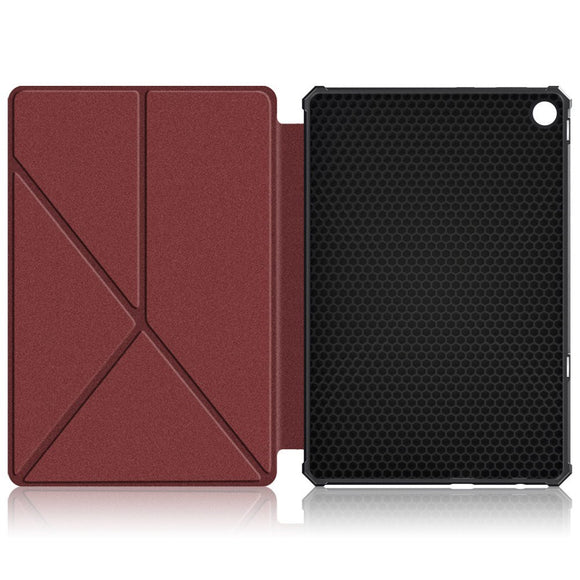 Lenovo Tab M10 (3. Gen) 10.1" (TB-328F/TB-328X) Fleksibelt Origami Cover - Rød