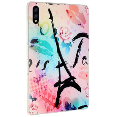 Lenovo Tab P11 Pro Bagside Cover - Fleksibelt Plastik - Rose Tårn