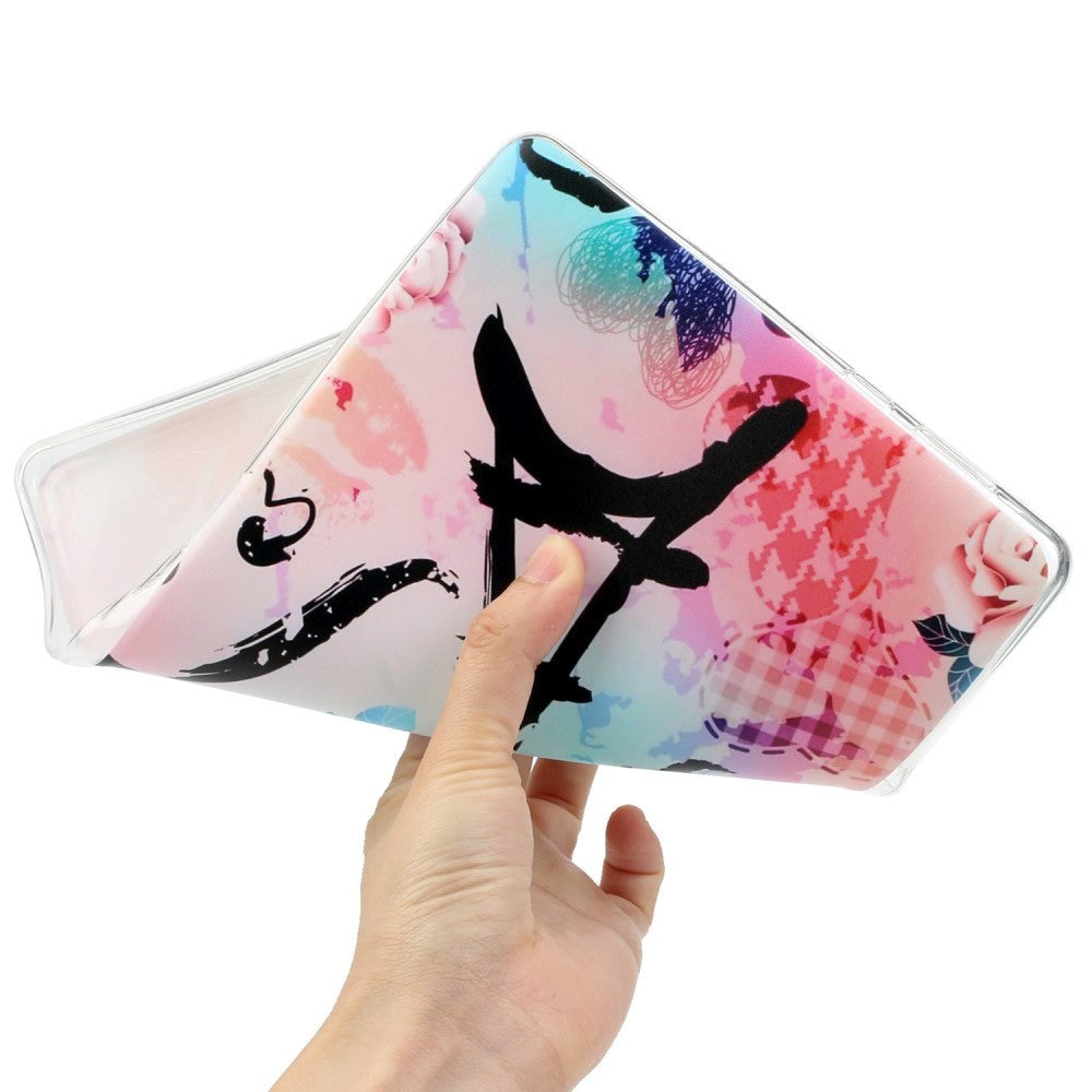 Lenovo Tab P11 Pro Bagside Cover - Fleksibelt Plastik - Rose Tårn