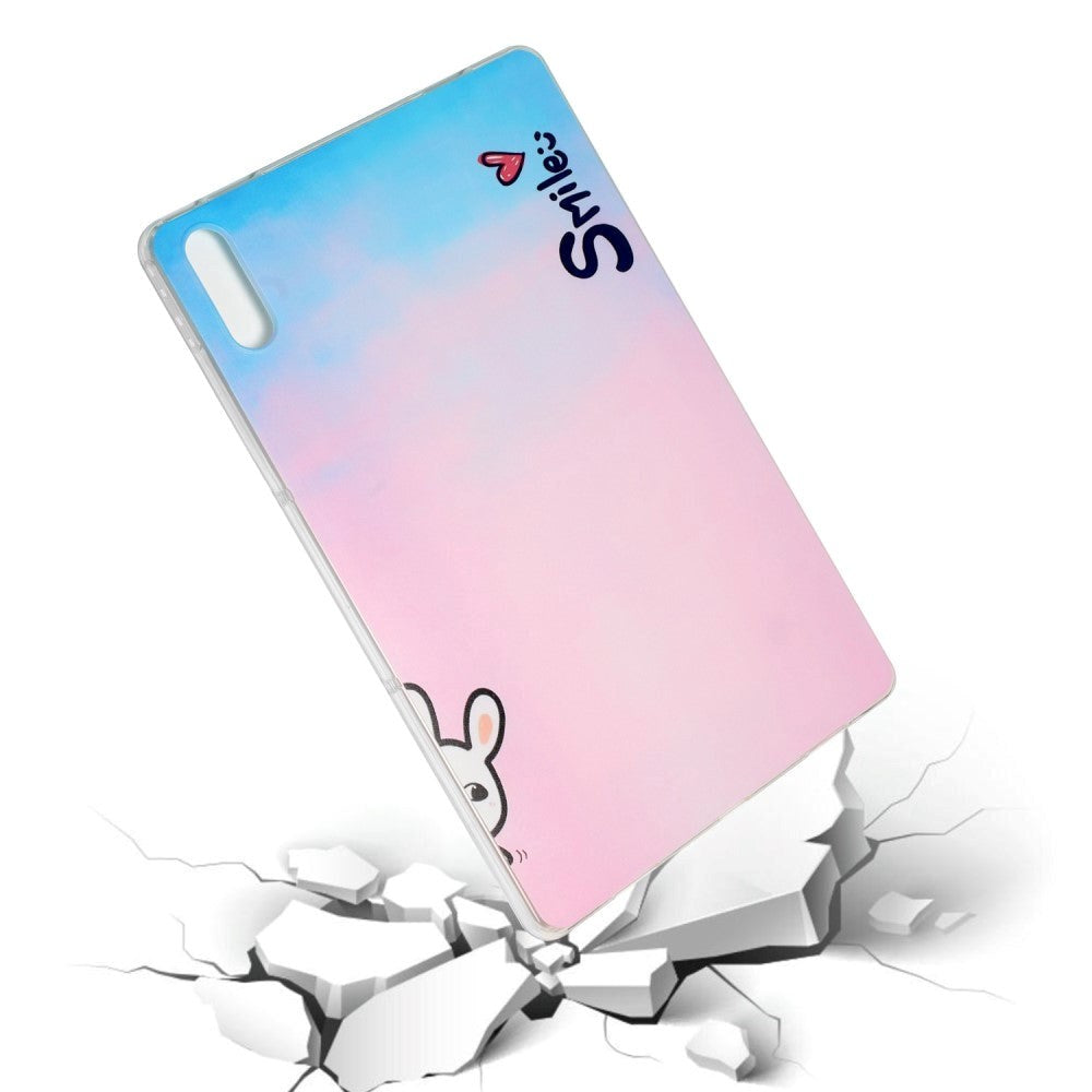 Lenovo Tab P11 Pro Bagside Cover - Fleksibelt Plastik - Smile