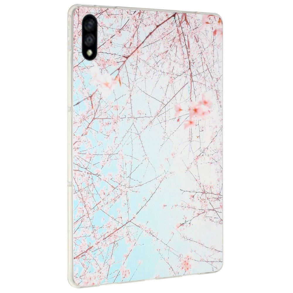 Lenovo Tab P11 Pro Bagside Cover - Fleksibelt Plastik - Kirsebærtræ