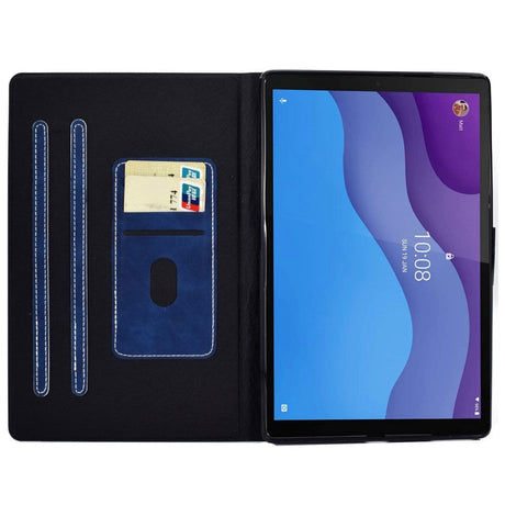 Lenovo Tab M10 (3. Gen) 10.1" (TB-328F/TB-328X) Læder Flip Cover m. Kortholder - Blå