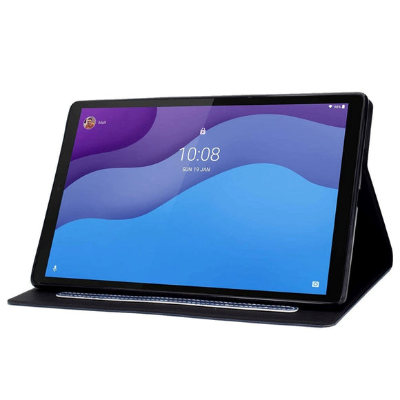 Lenovo Tab M10 (3. Gen) 10.1" (TB-328F/TB-328X) Læder Flip Cover m. Kortholder - Blå