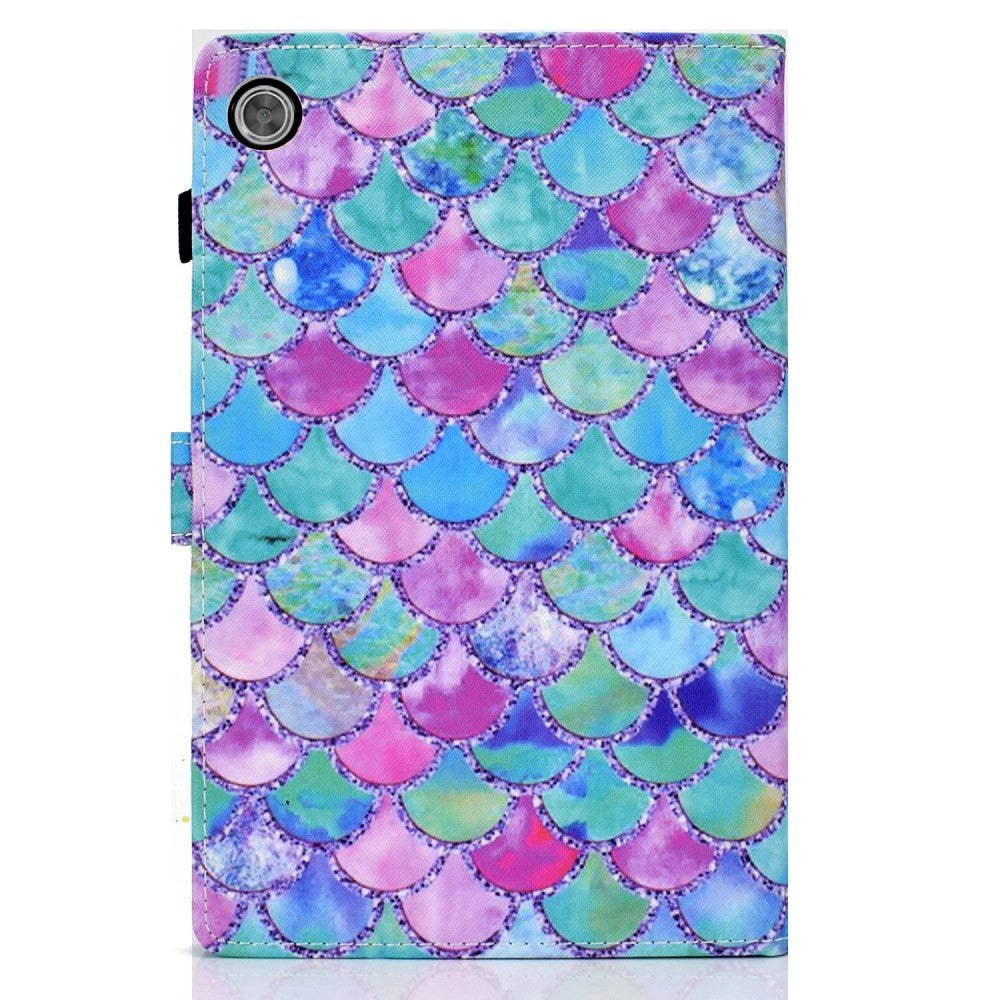 Lenovo Tab M10 (3. Gen) 10.1" (TB-328F/TB-328X) Cover m. Ståfunktion & Kortholder - Farverigt Mønster