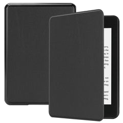 Amazon Kindle Paperwhite 4 (2020 / 2019 / 2018) Klassisk Læder Flip Cover - Sort
