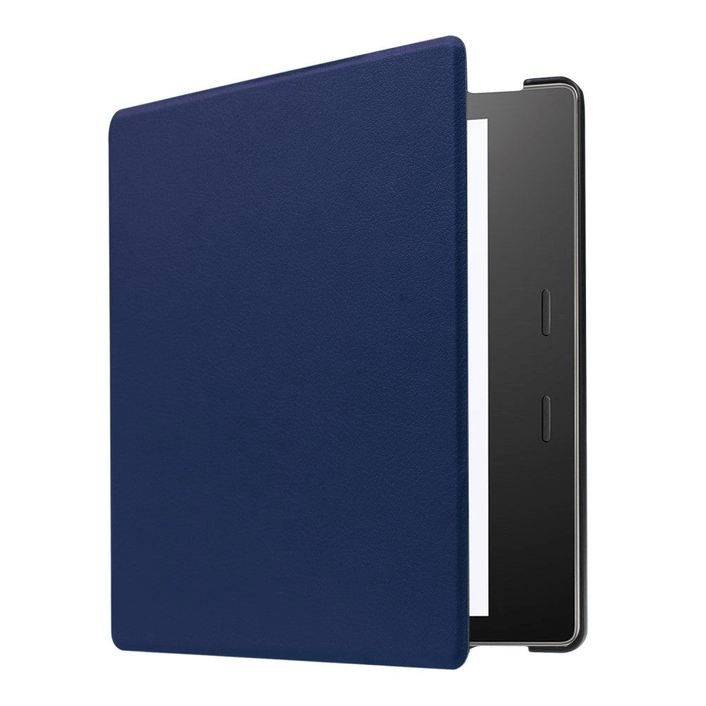 Amazon Kindle Oasis 3 10th Generation (2019) Læder Flip Cover - Blå