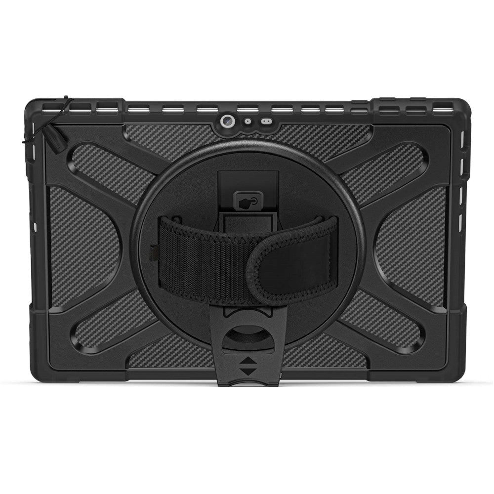Microsoft Surface Pro 4/5/6/7 Cover m. Håndholder & Kickstand - Sort