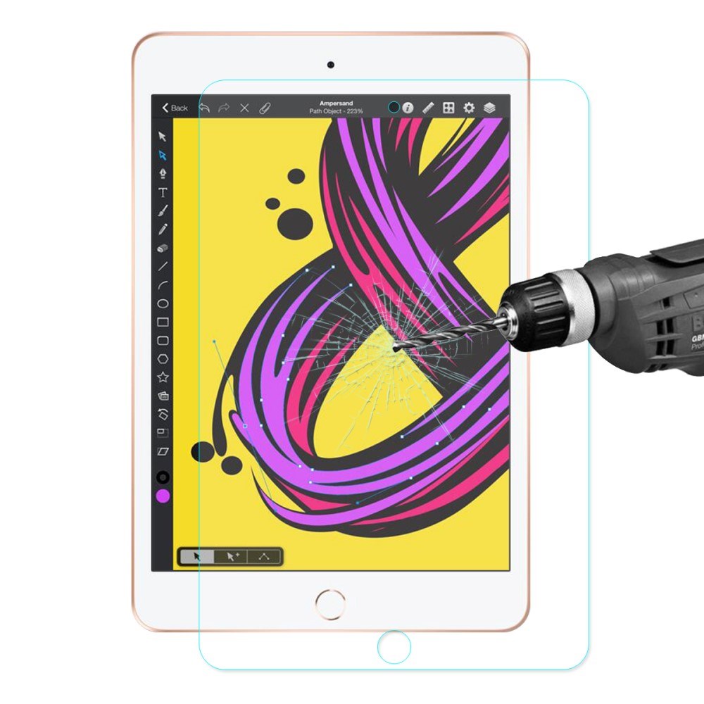 iPad Mini 4 / iPad Mini (2019) Skærmbeskyttelse 9H (Round Edges)