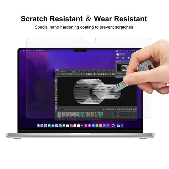 MacBook Pro 16 M5/M4/M3/M2/M1 (2026-2021) ENKAY Anti-Glare Beskyttelsesfilm - Gennemsigtig