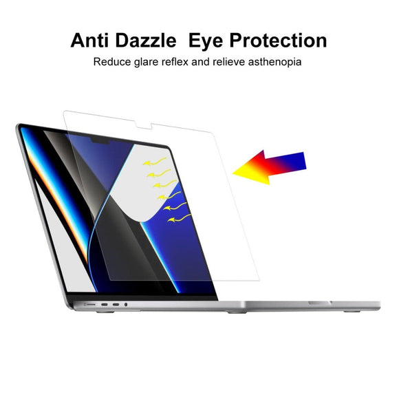 MacBook Pro 16 M5/M4/M3/M2/M1 (2026-2021) ENKAY Anti-Glare Beskyttelsesfilm - Gennemsigtig