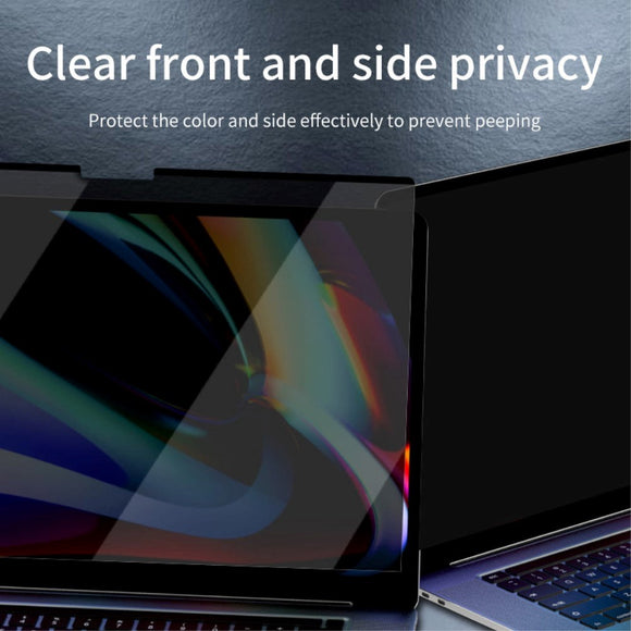 Macbook Air 13 (2018-2020) / Pro 13 (2016-2020) Magnetisk Privacy Beskyttelsesfilm - Gennemsigtig