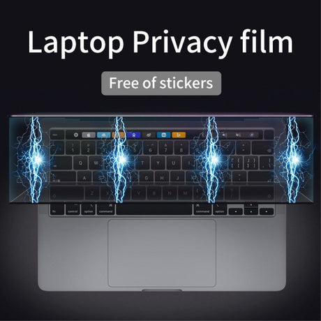 Macbook Air 13 (2018-2020) / Pro 13 (2016-2020) Magnetisk Privacy Beskyttelsesfilm - Gennemsigtig