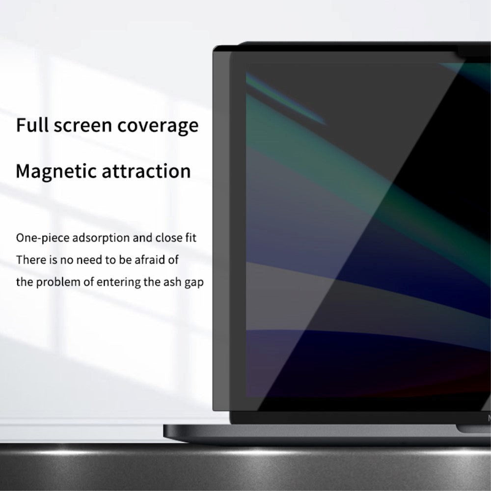 MacBook Pro 13 Retina Magnetisk Privacy Beskyttelsesfilm - Gennemsigtig
