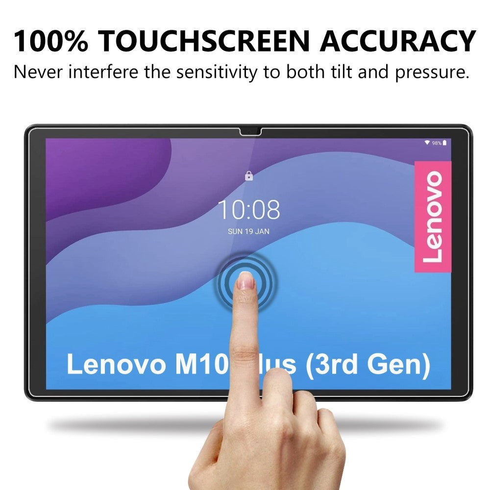 Lenovo Tab M10 Plus (3. Gen) 10.6" (TB-125F/128F) Skærmbeskyttelse - Full-Fit - Gennemsigtig