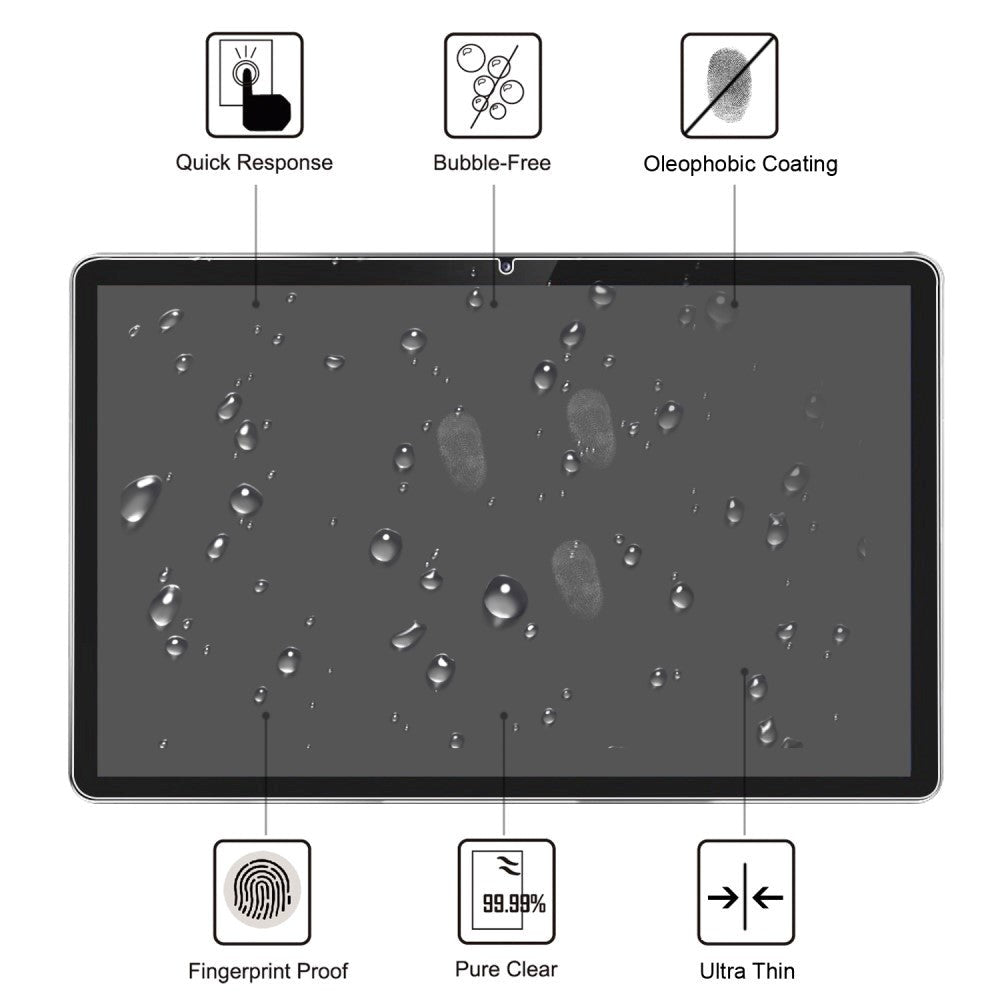 Lenovo Tab M10 (3. Gen) 10.1" (TB-328F/TB-328X) Skærmbeskyttelse 9H - Gennemsigtig