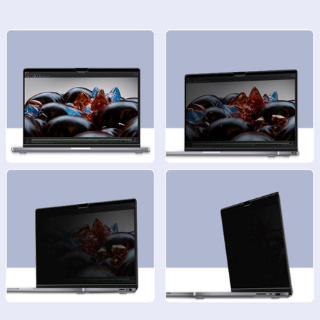 MacBook Pro 16 M5/M4/M3/M2/M1 (2026-2021) Hærdet glas 9H - Privacy Filter