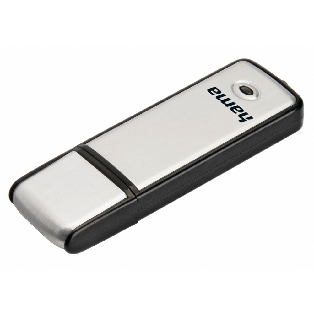 HAMA 32GB USB-Stik 2.0 - 10MB/s - Sølv / Sort
