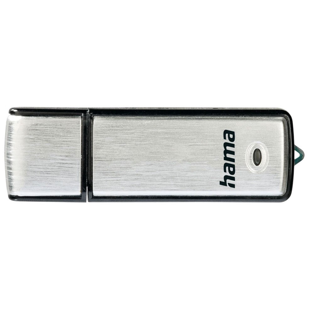 HAMA 32GB USB-Stik 2.0 - 10MB/s - Sølv / Sort