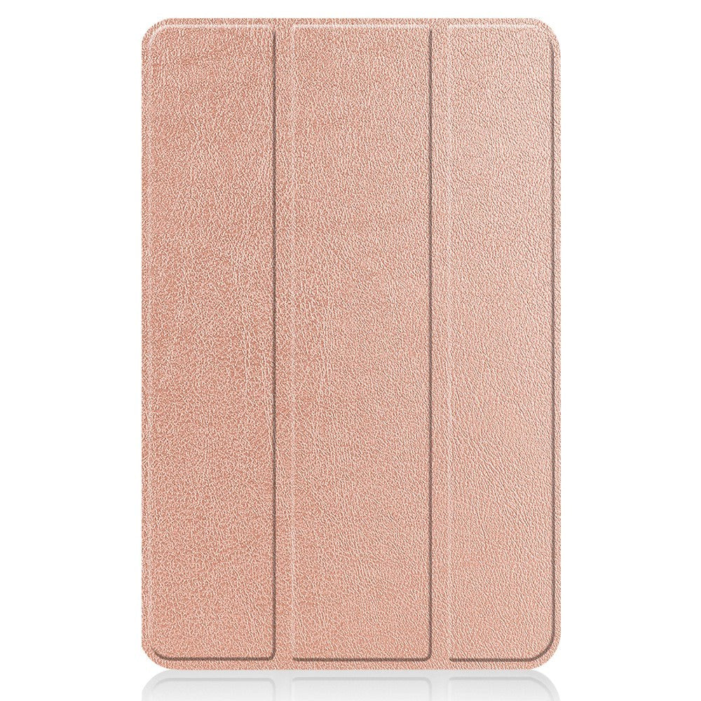 Nokia T20 Tri-fold Flip Cover m. Vågeblus Funktion - Rose Gold