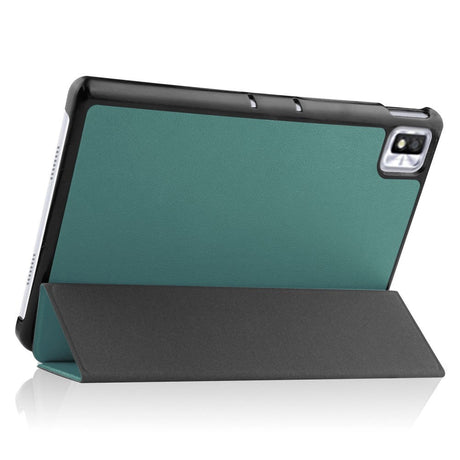 TCL Tab 10S Tri-Fold Læder Cover - Grøn